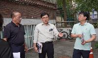 유정수 노원구의원, 월계동 노후주택 담장 안전 점검