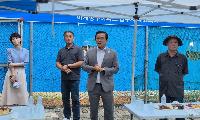 하계청구아파트 테니스장이 모두의 배드민턴장으로